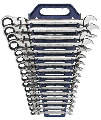 16PC FLEX COMB WRENCH SET METRIC