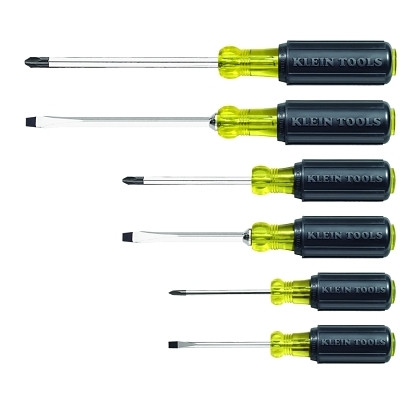 SCREWDRIVER SET- 6PC CUSHION-GRIP ASSORTMENT