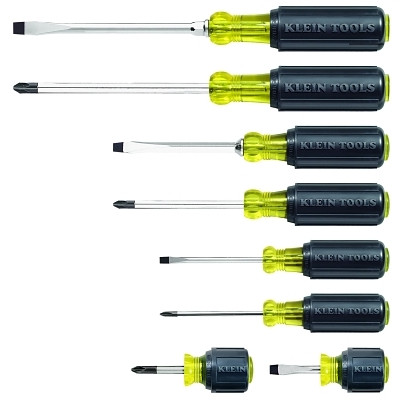 SCREWDRIVER SET- 8PC CUSHION GRIP ASSORTMENT
