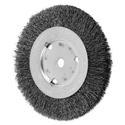 6" CRIMPED WIRE WHEEL NARROW FACE .014 CS WIRE