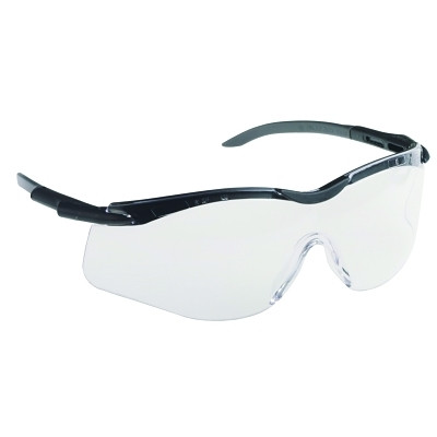 N-VISION SAFETY GLASSESBLACK & GREY FRAME- CLR
