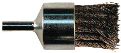 3/4 KNOT WIRE END BRUSHSTR CUP .010 SS WIRE 1/4