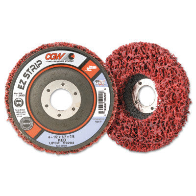 4 1/2 X 5/8-11 SIL CARBIDE XTRA COARSE-RED