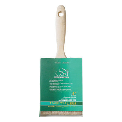 4" STAIN & VARNISH OIL BRUSH WHITE CHINA BRISTLE