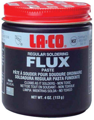 REGULAR FLUX PASTE  JAR 4 OZ