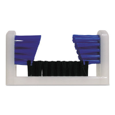 BLACK/BLUE POLY BOOT BRUSH