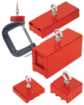 HEAVY DUTY MAGNETIC BASE100LB PULL RED