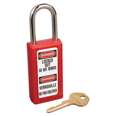 6 PIN TUMBLER PADLOCK KEYED DIFF. SAFETY LOCK