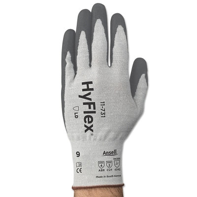 HYFLEX 11-731 18G WHT/GRINTRCPT NYL/SPAND SZ10