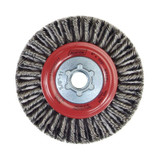 WIRE WHEEL- STR BD KNOT4"X .020 X 5/8-11