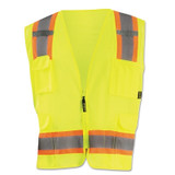CL 2 VEST-MESH-2TONE-ZIP-8 POC-L-Y