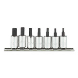 7PC 3/8DR HEX BIT SHORT