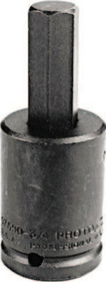 SKT HEX BIT 3/8 DR 1/4
