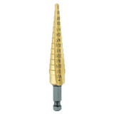 UNIBIT-1T 1/8"-1/2" STEPDRILL TIN