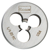 DIE 3/8-16 1 ADJ RD HANSON ROUND