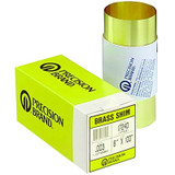 17S3 .003 BRASS SHIM STOCK 6"X100"