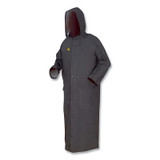 CLAS PLUS .35MM PVC/POLYFLM RESIS RIDERCOAT BLK