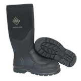 MUCK BOOT CHORE CLASSIC-BLACK STEEL T SZ 14