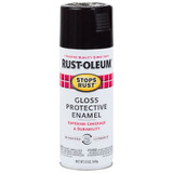 STOPS RUST SPRAY GLOSS BLACK 12 OZ.