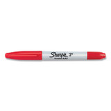 SHARPIE TWIN TIP RED