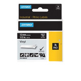 RHINO 3/4" BLACK VINYL (WHITE PRINT)