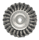 4"STD TWIST KNOT WIRE WHL .0118"STL 1/2"3/8"