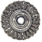 6"STAND TWIST KNOT WIREWHL .023"STL FILL 5/8"11