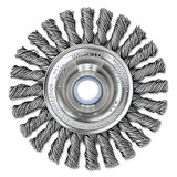 4"CABLE TWIST KNOT WIREWHL .020"STL 1/2"3/8"