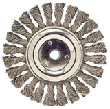 6"CABLE TWIST KNOT WIREWHL .023"STL 5/8"1/2"