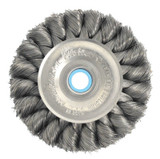 4"STD TWIST KNOT WIRE WHL .0118"STL 1/2"3/8"