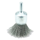3/4" CRIMPED WIRE END BRUSH  .006" STEEL FILL
