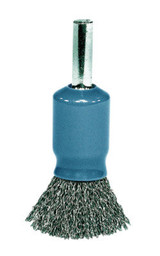 1/2" COAT CUP CRIMP WIREEND BRSH .0104" STL FILL