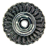 4"STAND TWIST KNOT WIREWHL .020"STL FILL 5/8"11