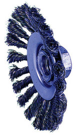 KNOT WIRE BEVEL BRSH 4-1/2".020"STL FILL 5/8"11