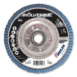 4-1/2" WOLVERINE FLAP DISC 120Z  5/8"-11 UNC NUT
