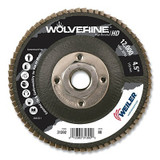 4-1/2" WOLV HD FLAP DISCFLAT 80Z 5/8-11 UNC NUT