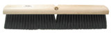 24" MEDIUM SWEEP FLOOR BRUSH BLACK POLY FILL