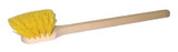 20"UTIL SCRUB BRSH YLW POLY LONG HDL WOOD BLOCK