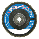 4-1/2"PAW SHD FL DC FLATTY27 PH BK 60Z 5/8"11