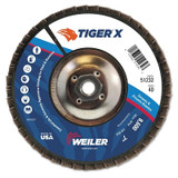 7" TIGER X FD  FLAT  PHEN BACK  40Z  5/8-11" ARB