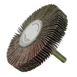 3"X1/2" TIGER COAT ABRSVFLAP WHL 1/4" STEM 80AO