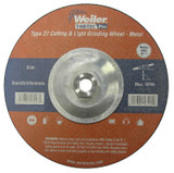 9"X1/8"WOLV TYPE 27 CUT/GRIND WHL A24T 5/8"11