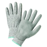 GRAY PU PALM COATED SPECKLE GRAY HPPE GLOVES