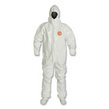 TYCHEM 4000 CVRL RESP HOOD ATT SOCKS WH LG