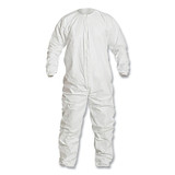 TYVEK ISOCLEAN CVRL BOUND NECK WHITE LG