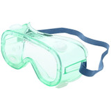 SPARTAN GREEN FRAME SAFETY GLASSES CLEAR AF COAT