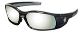 SWAGGER POLISHED BLACK FRAME SILV MIRROR