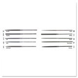 6-1/4" RHN-2 HALF ROUNDNEEDLE FILE