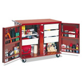 49" 6 DRAWER ROLLING WORK BENCH
