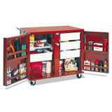 49" 6 DRAWER ROLLING WORK BENCH